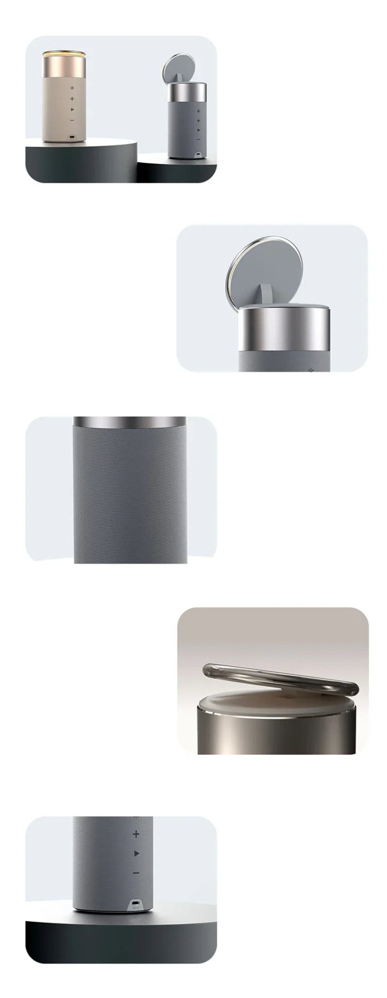 3-in-1 Wireless Charger, Bluetooth Speaker & Touch Lamp - CrazyCosmos